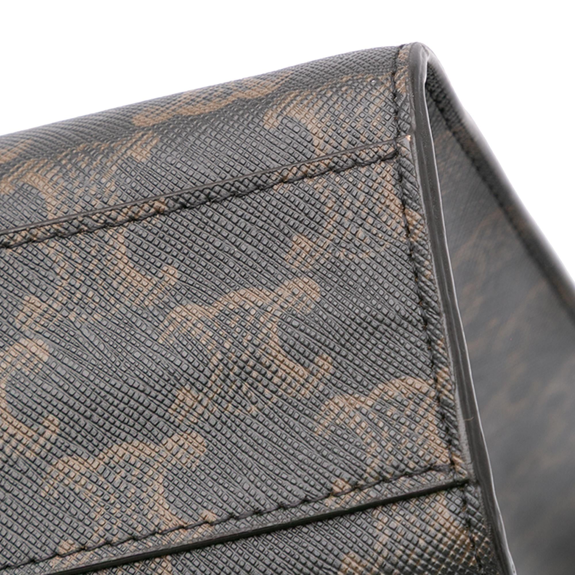 Celine Small Triomphe Coated Canvas Vertical Cabas Satchel
