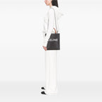 Celine Small Triomphe Coated Canvas Vertical Cabas Tote