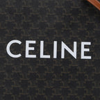 Celine Small Triomphe Coated Canvas Vertical Cabas