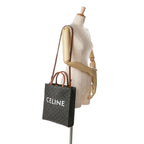 Celine Small Triomphe Coated Canvas Vertical Cabas