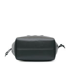Celine Small Triomphe Cuir Cabas Drawstring Satchel (SHG-xhANaN)