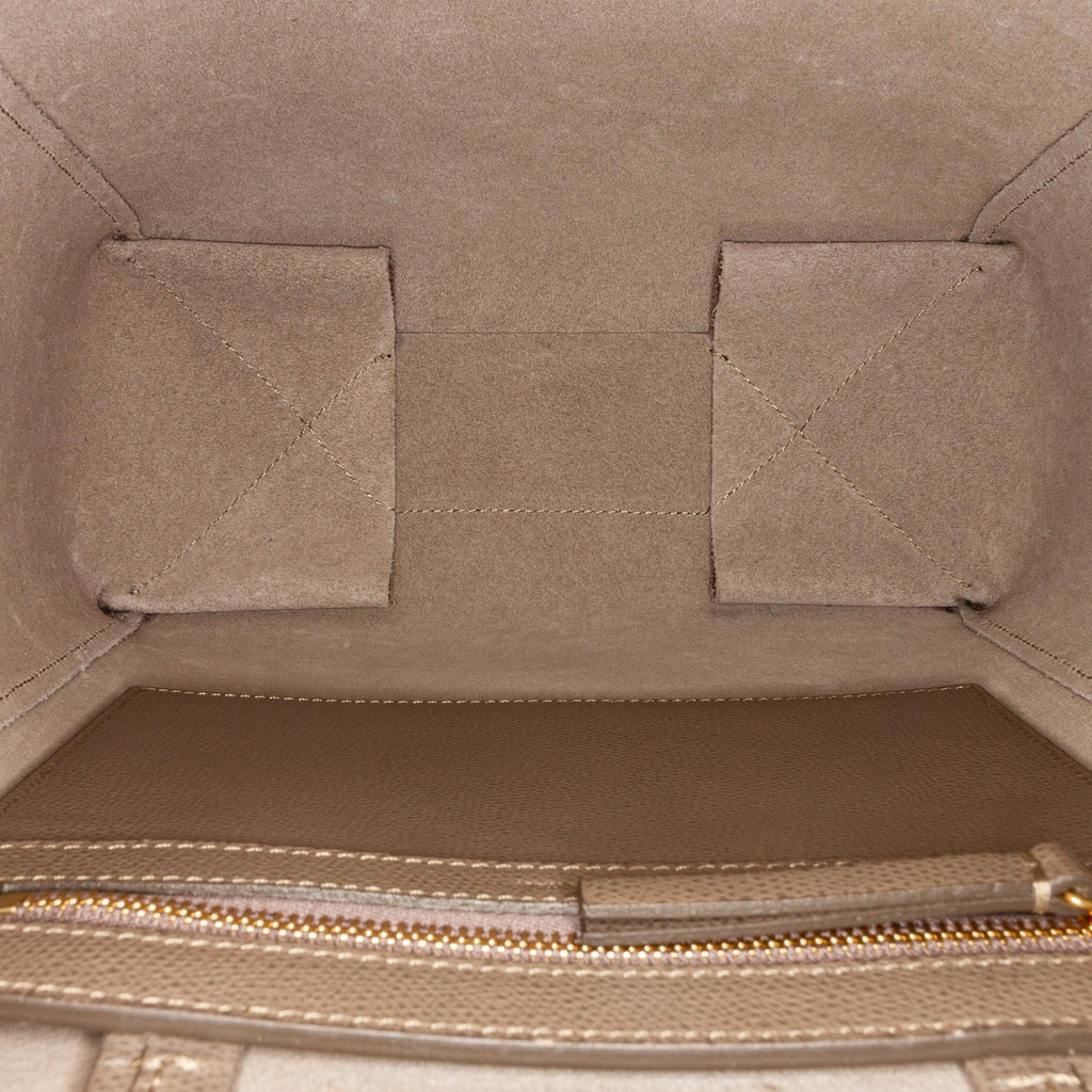 Celine Small Vertical Cabas Leather Satchel (SHG-28239)