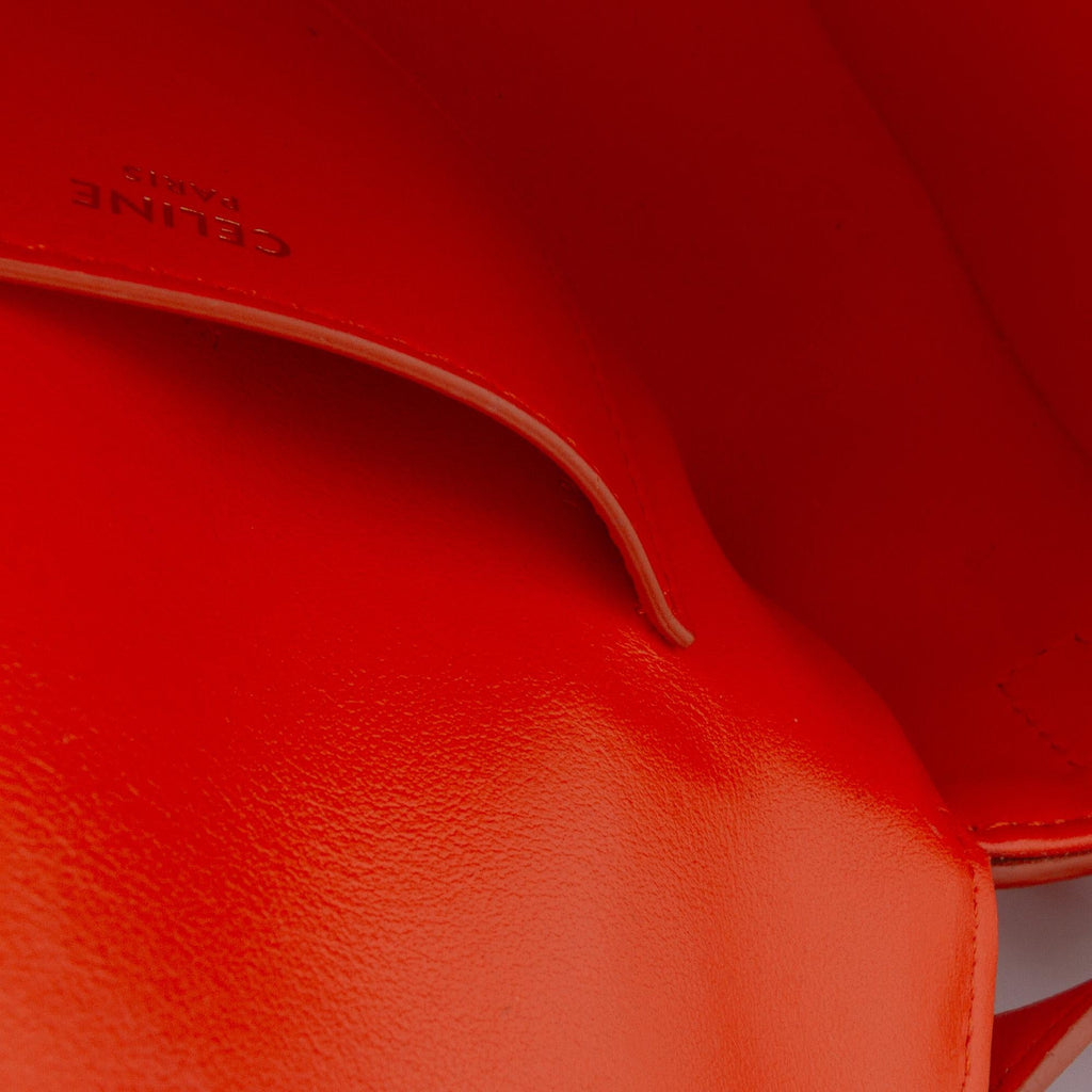 Celine Smooth Calfskin Tabou Clutch on Strap