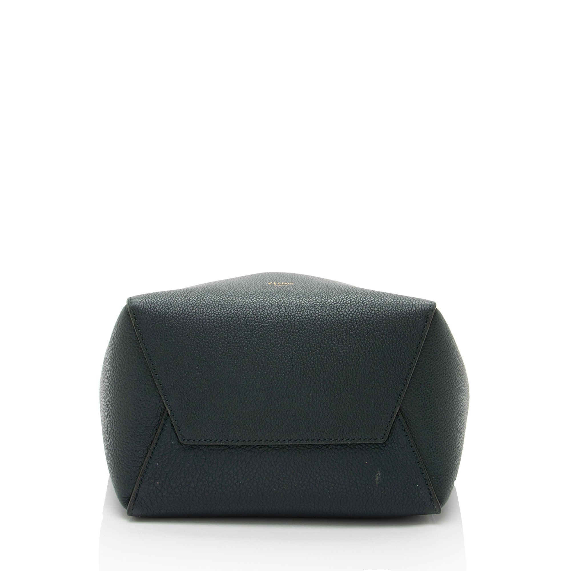Celine Soft Grained Calfskin Sangle Small Bucket Bag