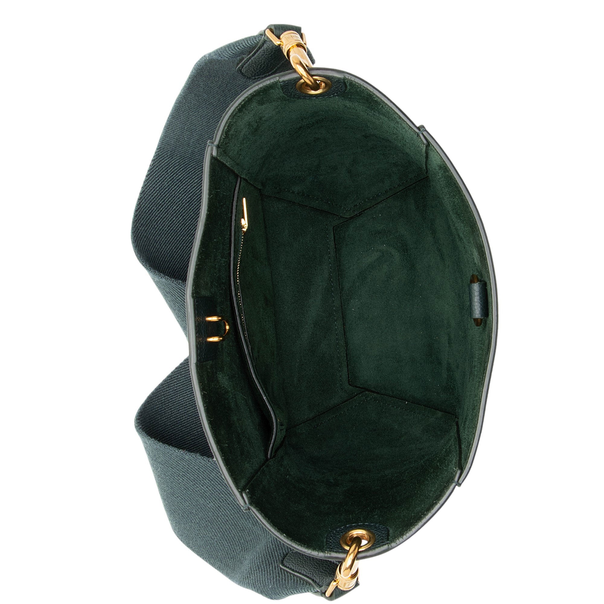 Celine Soft Grained Calfskin Sangle Small Bucket Bag