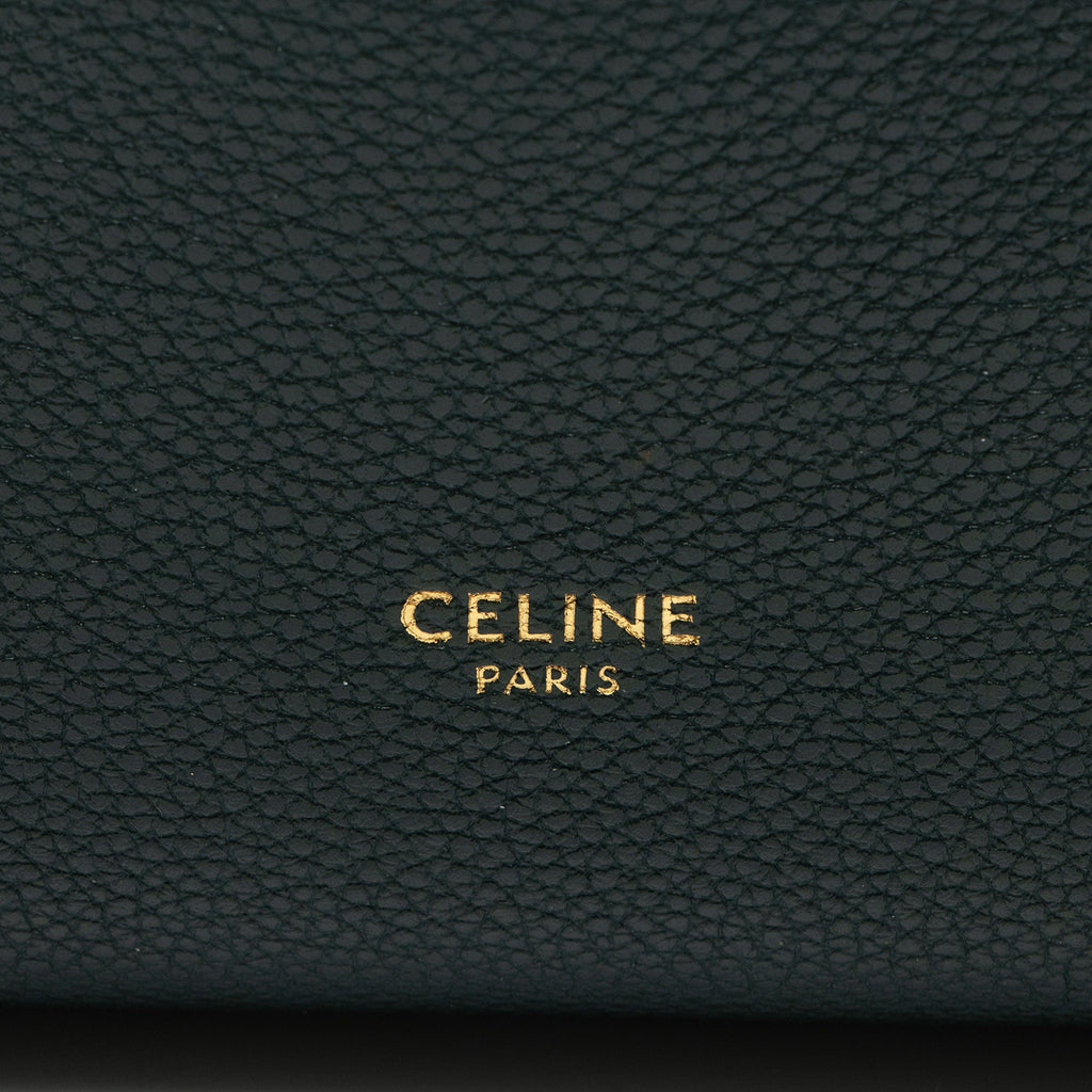 Celine Soft Grained Calfskin Sangle Small Bucket Bag