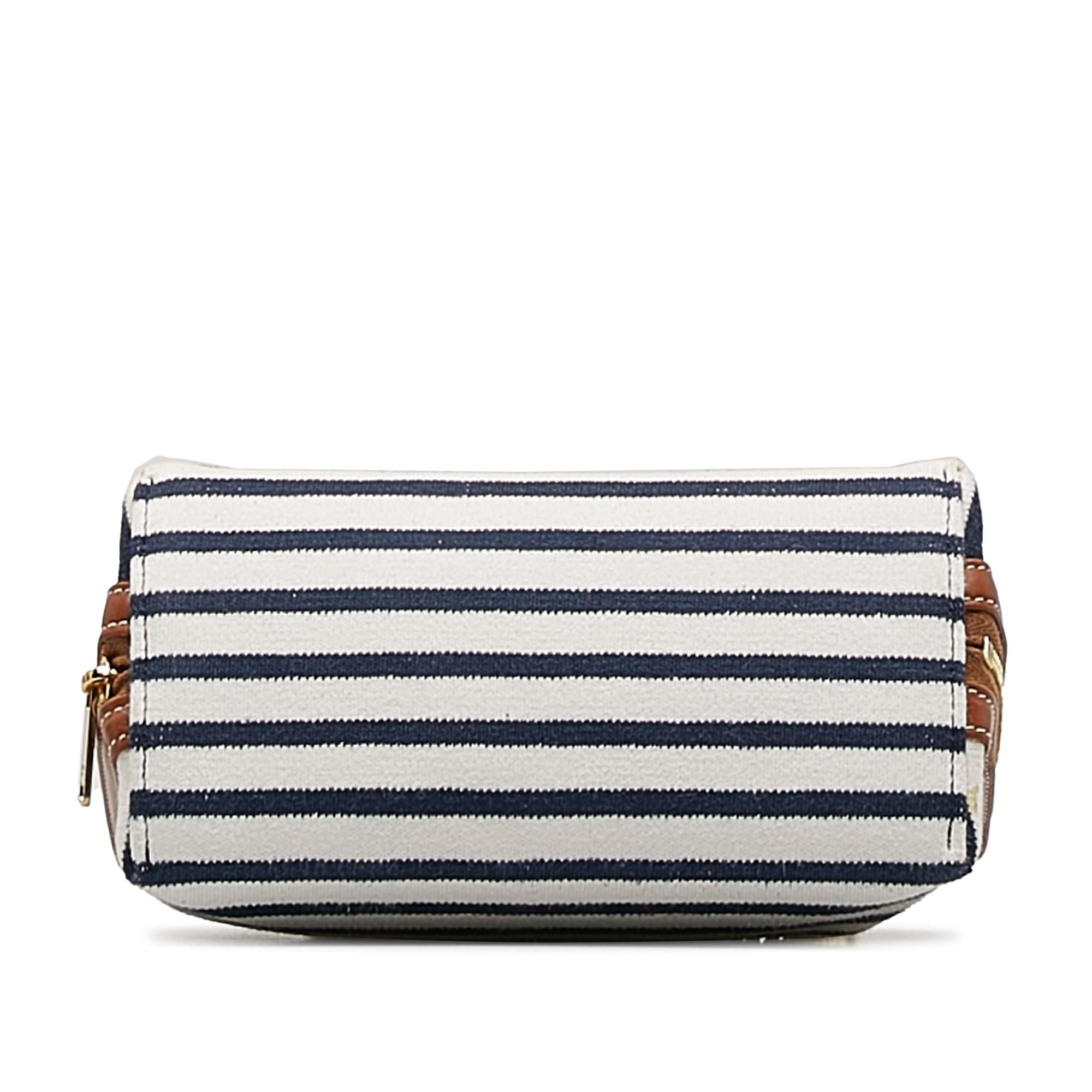 Celine Stripe Triomphe Clutch On Chain (SHG-5CjOmH)