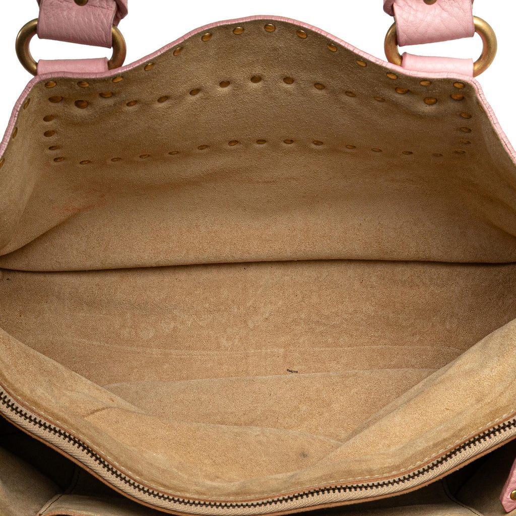 Celine Studded Leather Boogie Handbag