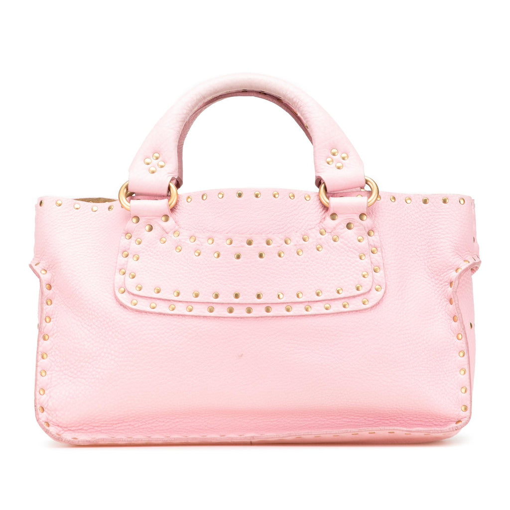 Celine Studded Leather Boogie Handbag