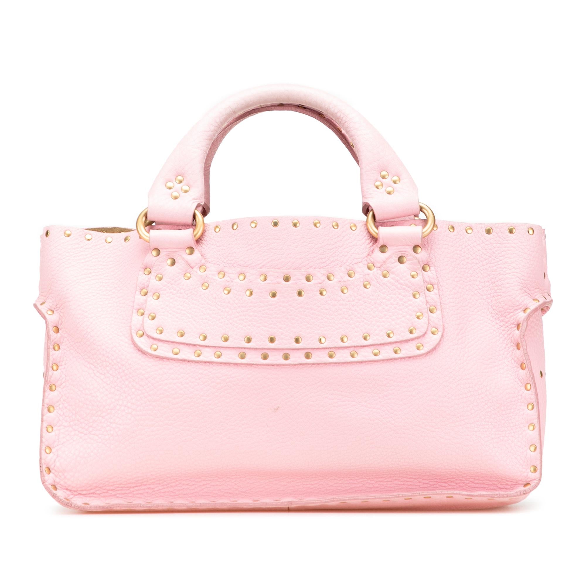 Celine Studded Leather Boogie Handbag
