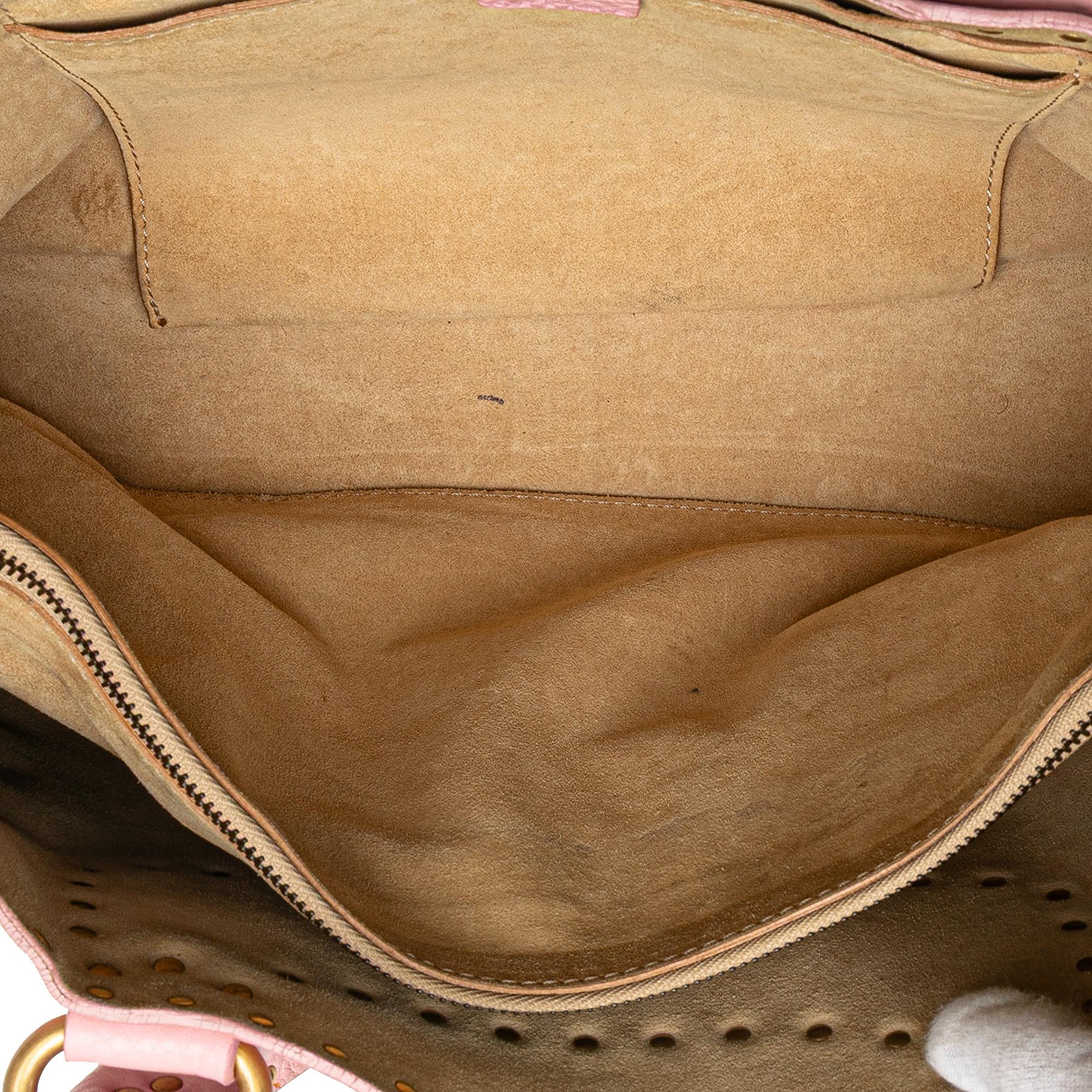 Celine Studded Leather Boogie Handbag