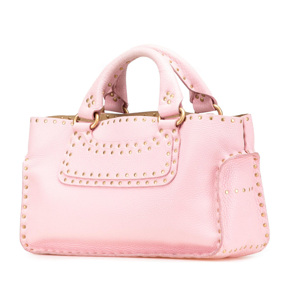 Celine Studded Leather Boogie Handbag