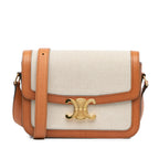 Celine Teen Canvas Triomphe Crossbody