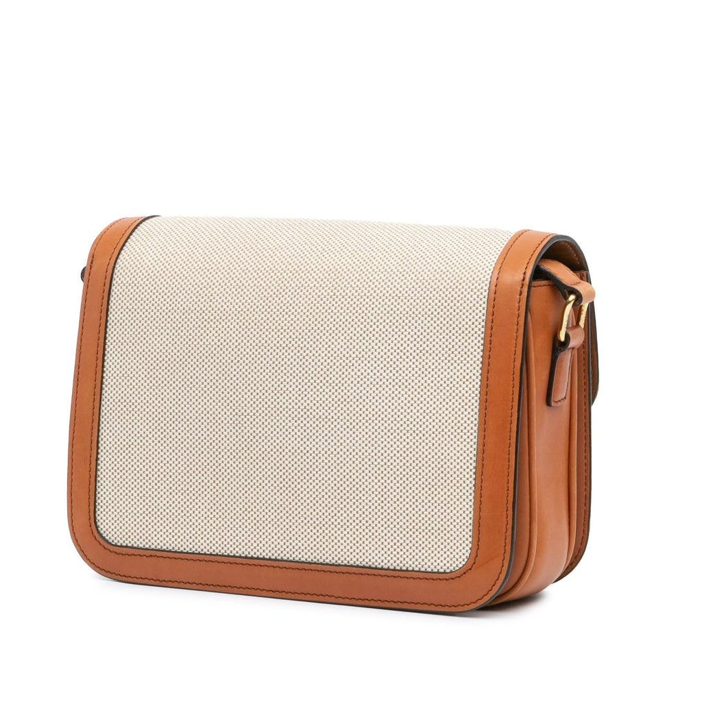 Celine Teen Canvas Triomphe Crossbody