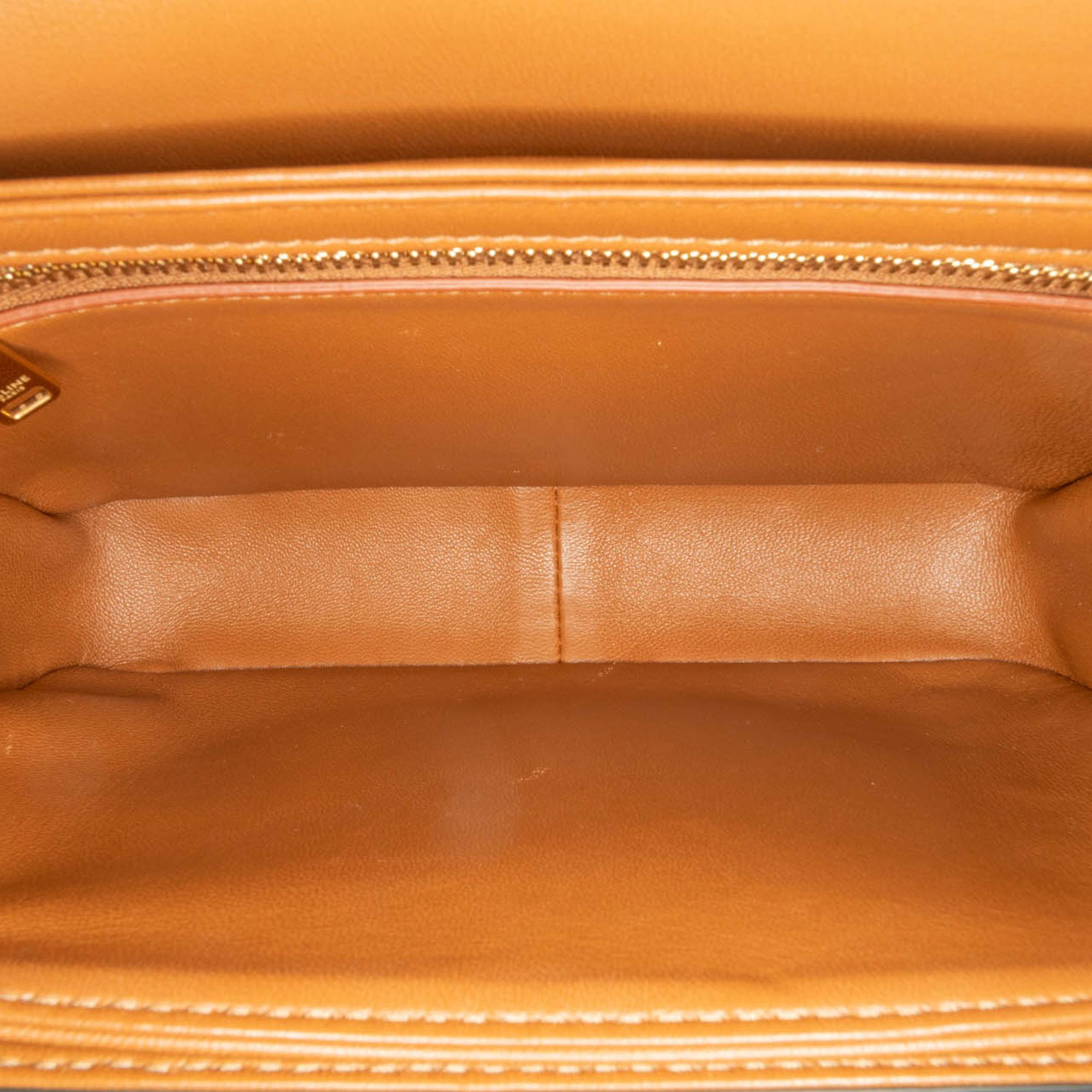 Celine Teen Canvas Triomphe Crossbody