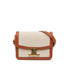 Celine Teen Canvas Triomphe Crossbody