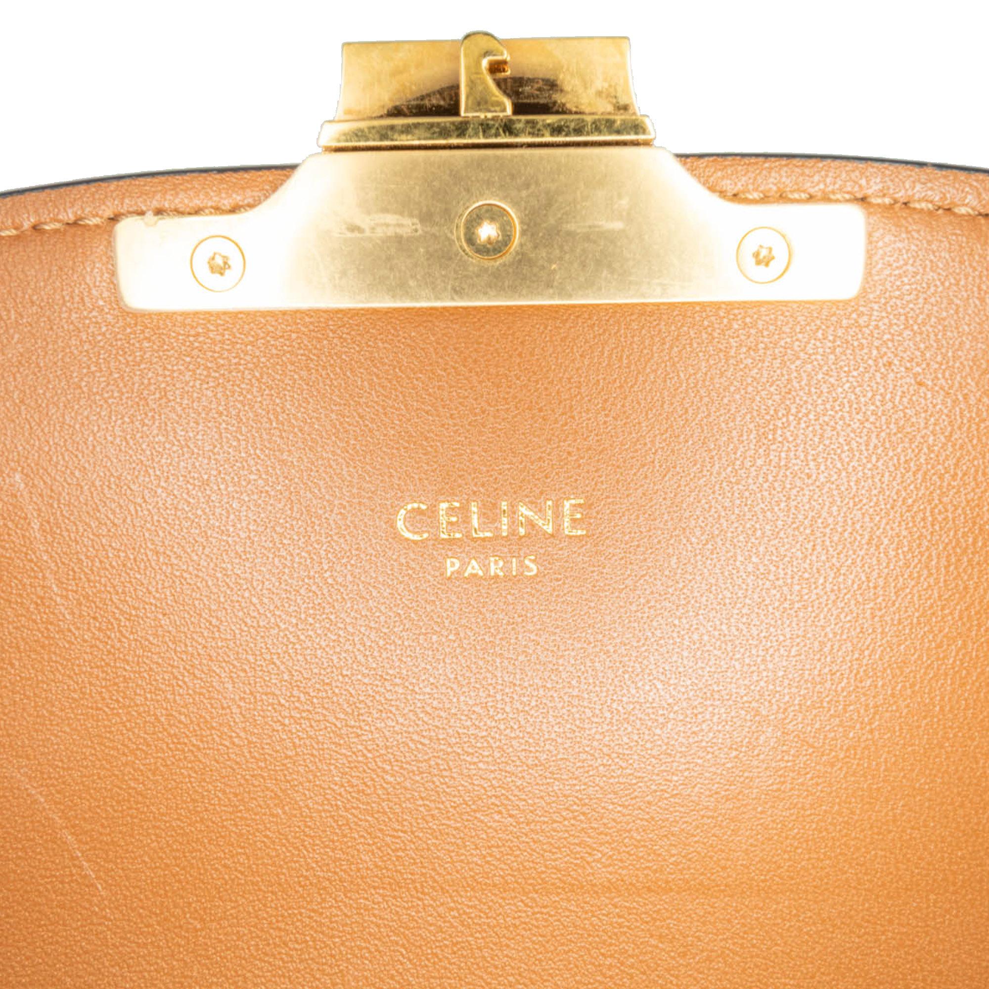 Celine Teen Canvas Triomphe Crossbody