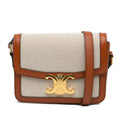 Celine Teen Canvas Triomphe Crossbody
