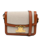 Celine Teen Canvas Triomphe Crossbody