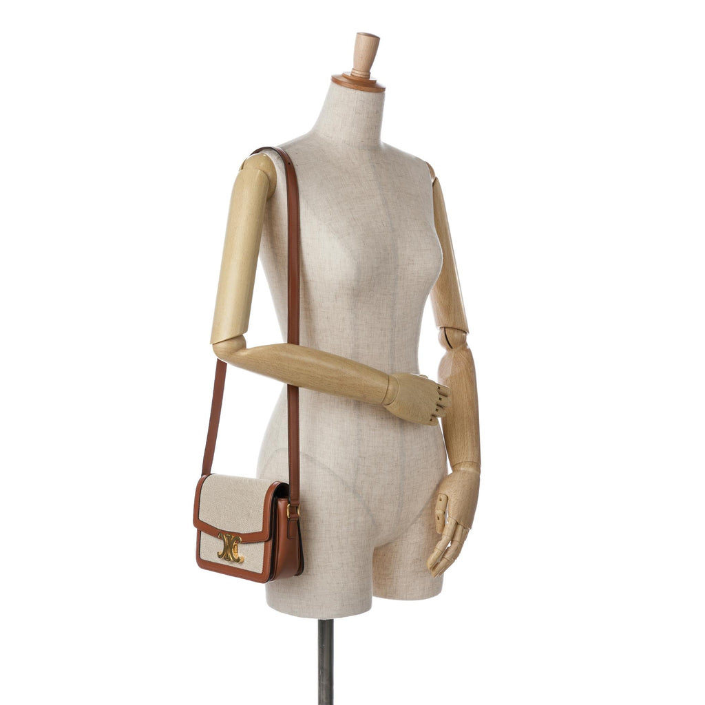Celine Teen Canvas Triomphe (SHG-h9fh9O)