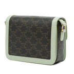 Celine Teen Coated Canvas Triomphe Crossbody