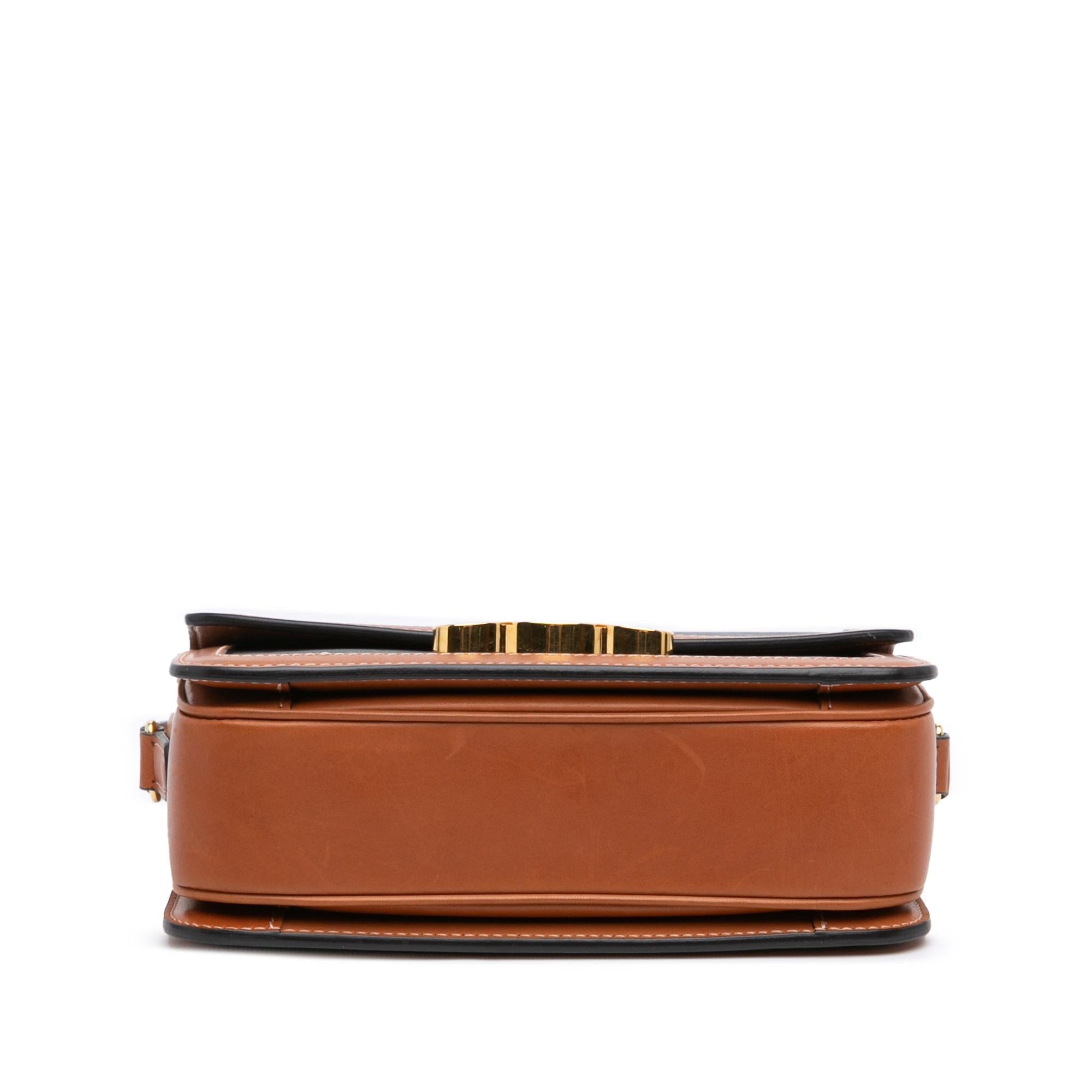 Celine Teen Coated Canvas Triomphe Crossbody