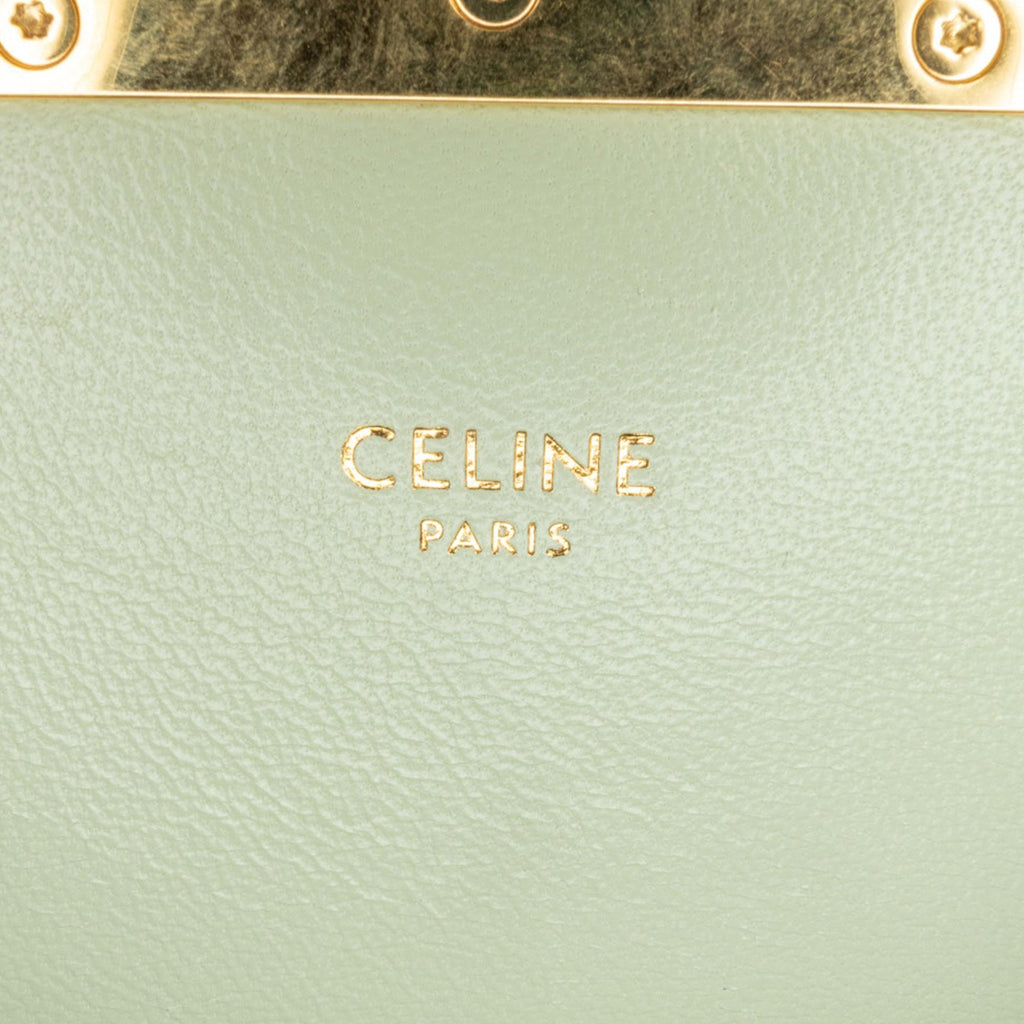 Celine Teen Coated Canvas Triomphe Crossbody