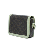 Celine Teen Coated Canvas Triomphe Crossbody