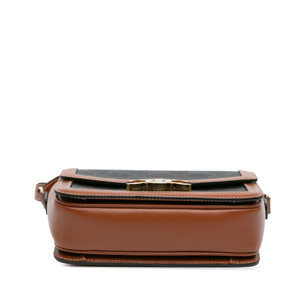 Celine Teen Coated Canvas Triomphe Crossbody