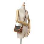 Celine Teen Coated Canvas Triomphe Crossbody