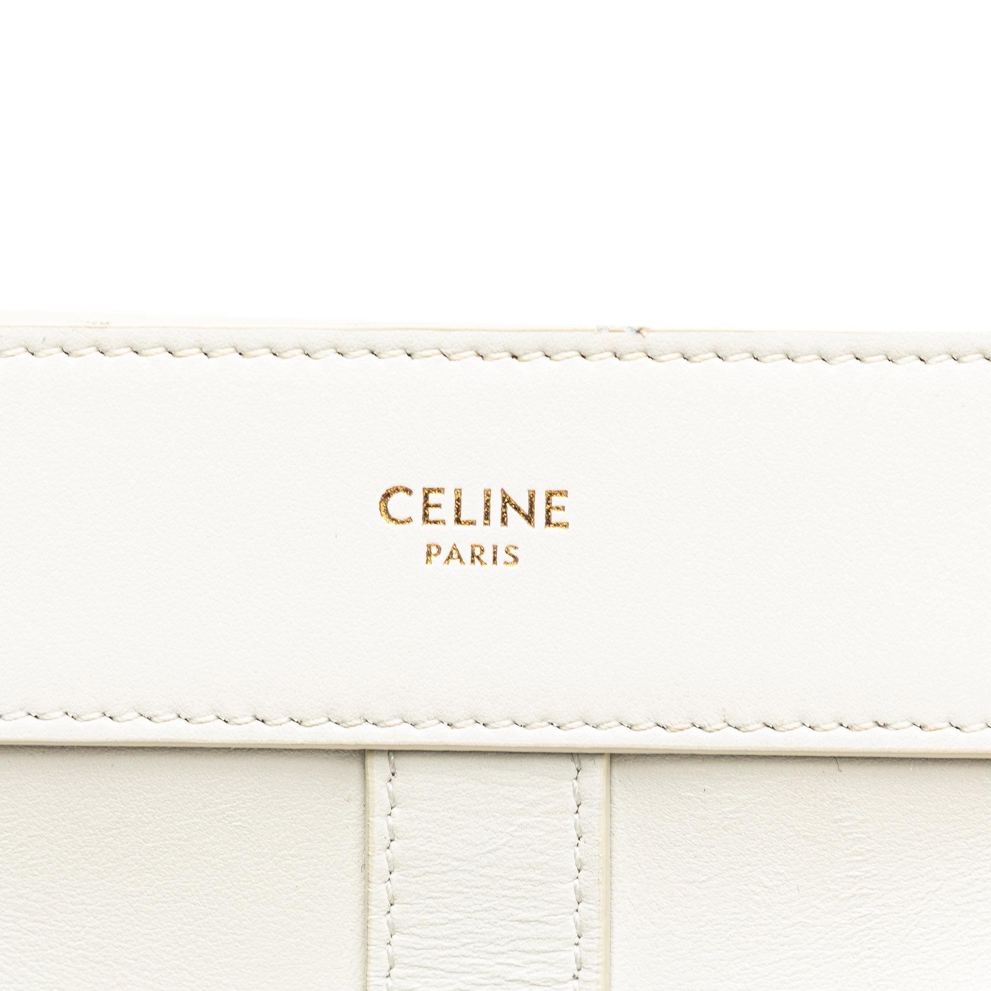 Celine Teen Leather Cabas De France Crossbody