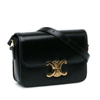Celine Teen Shiny Calfskin Triomphe Bag (SHG-vb9Nof)