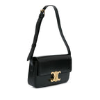 Celine Teen Shiny Calfskin Triomphe Bag (SHG-4GpLjn)