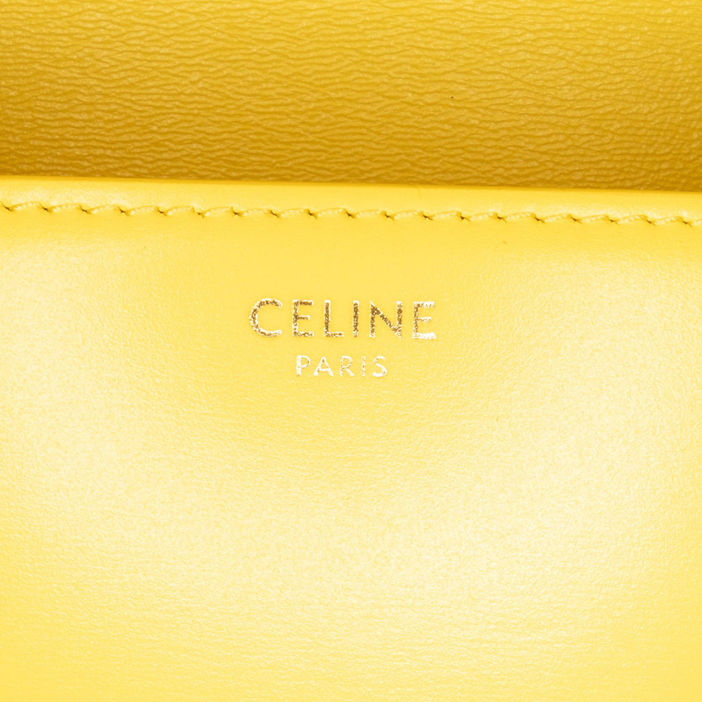 Celine Teen Shiny Calfskin Triomphe Crossbody