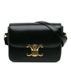 Celine Teen Shiny Calfskin Triomphe Crossbody