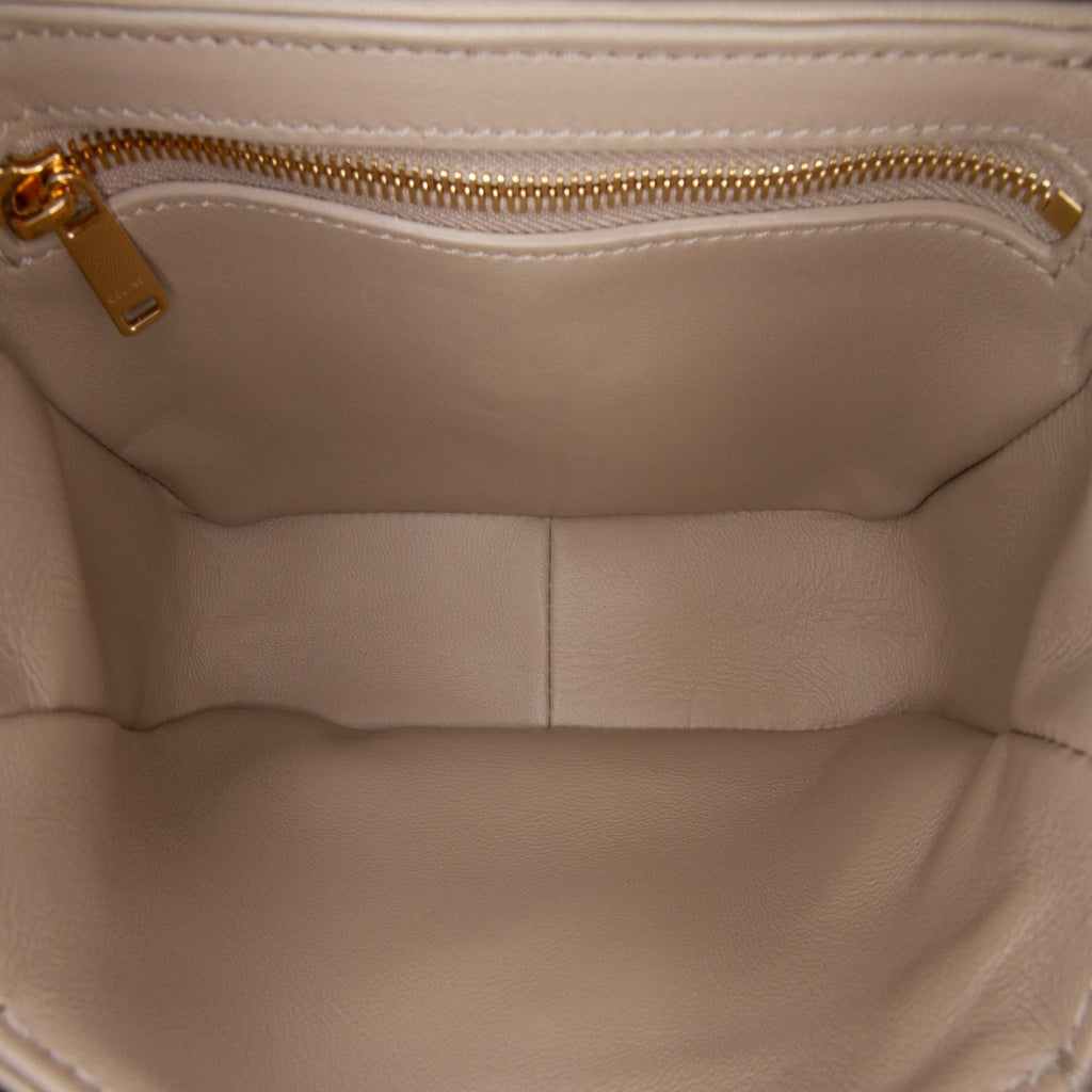 Celine Teen Shiny Calfskin Triomphe Crossbody