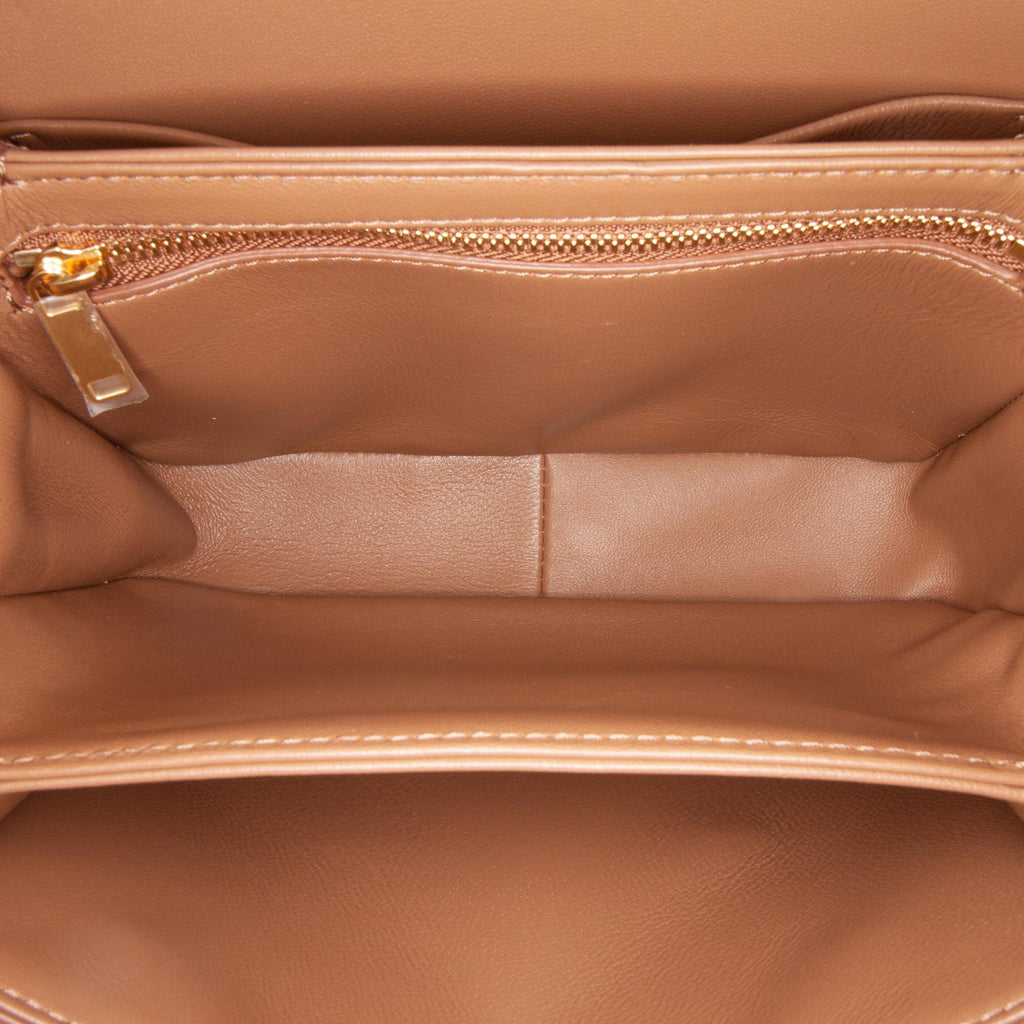 Celine Teen Shiny Calfskin Triomphe Crossbody