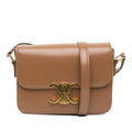 Celine Teen Shiny Calfskin Triomphe Crossbody