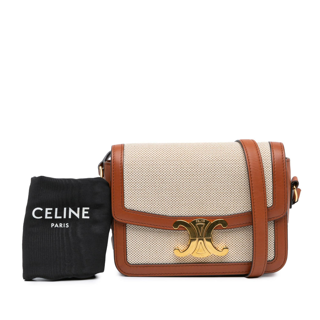 Celine Teen Triomphe Canvas Crossbody (SHG-PrFfxG)