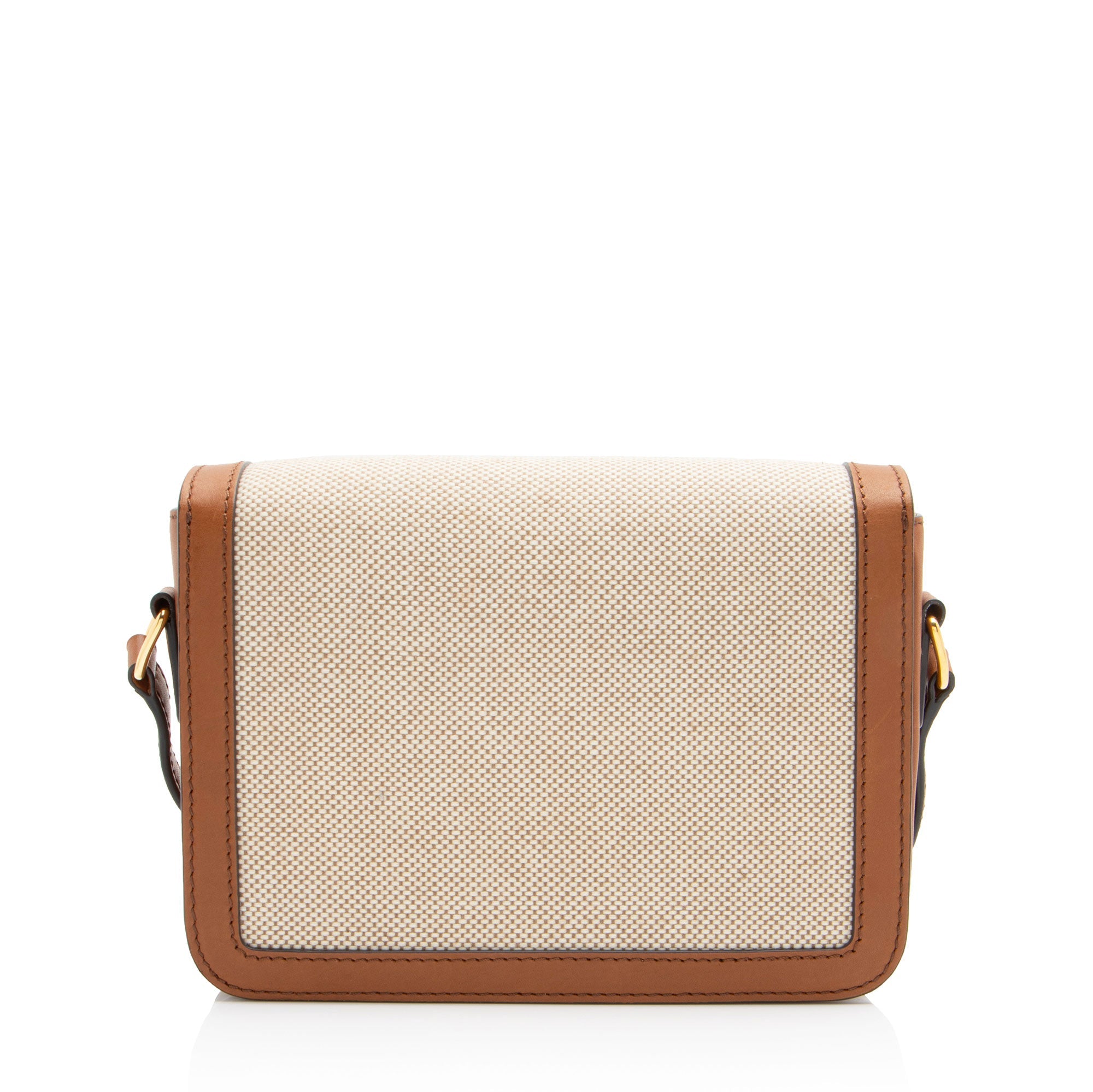 Celine Textile Calfskin Triomphe Teen Shoulder Bag (SHF-8LxhZM)