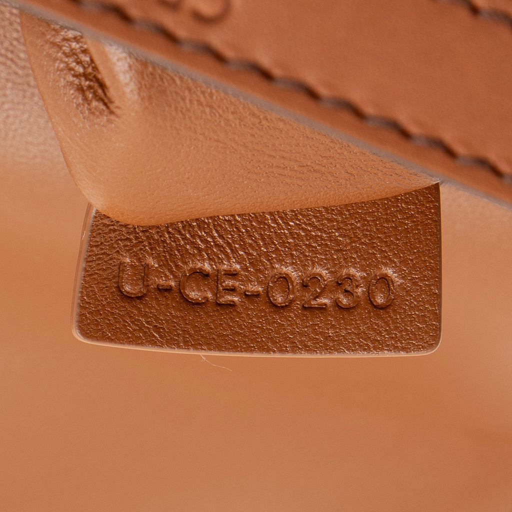 Celine Textile Calfskin Triomphe Teen Shoulder Bag (SHF-8LxhZM)