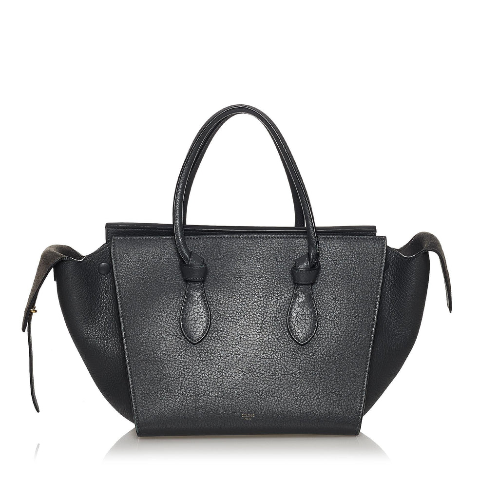 Celine Tie Tote Leather Handbag (SHG-31089)