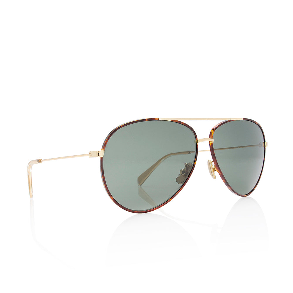 Celine Tortoise Aviator Sunglasses (SHF-16912)