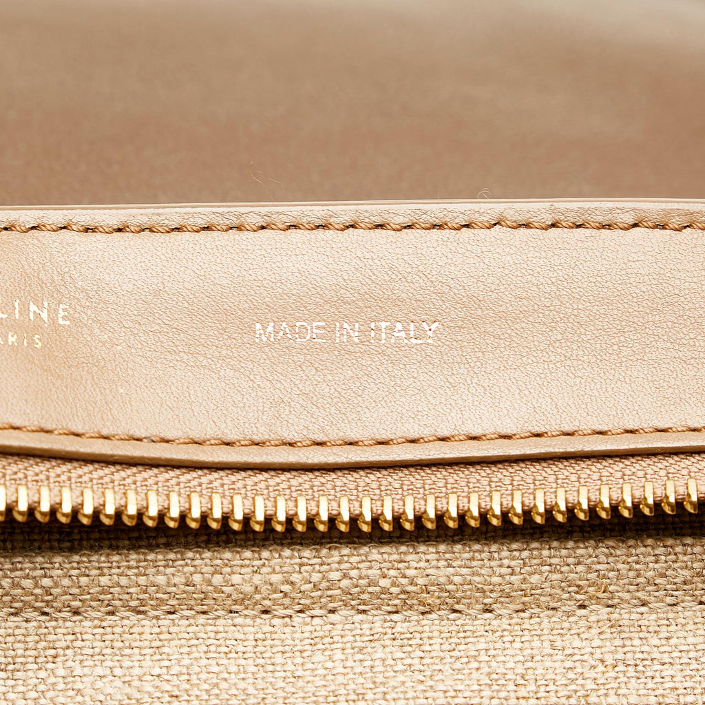 Celine Trapeze Leather Satchel (SHG-26835)