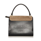 Celine Trapeze Leather Satchel (SHG-28869)