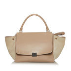 Celine Trapeze Leather Satchel (SHG-28880)