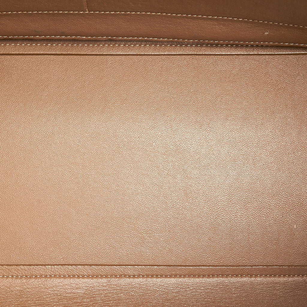 Celine Trapeze Leather Satchel (SHG-29262)