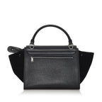 Celine Trapeze Leather Satchel (SHG-30491)