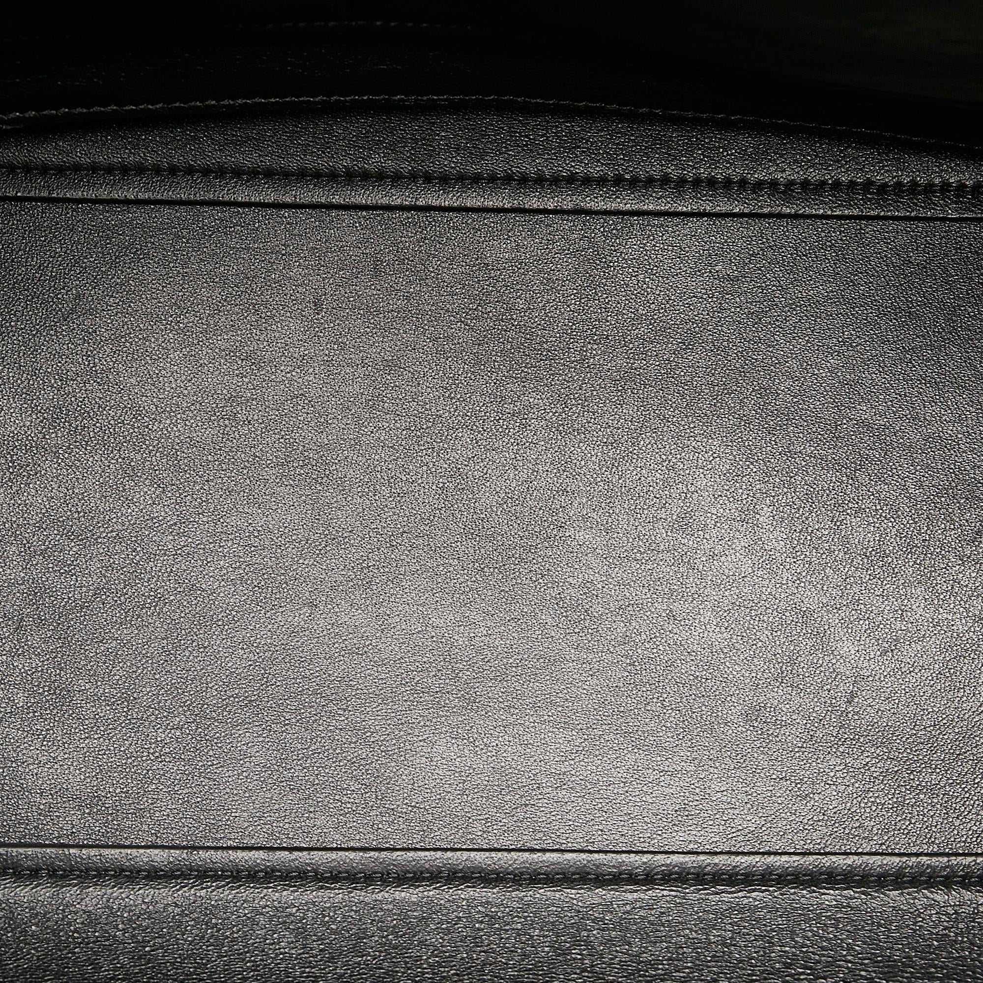 Celine Trapeze Leather Satchel (SHG-30491)