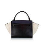 Celine Trapeze Tricolor Leather Satchel (SHG-24641)